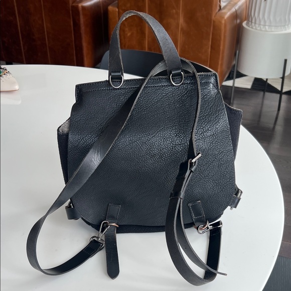 ELK Charcoal Leather Backpack - Picture 2 of 4